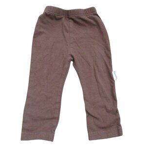 Vitamins Kids Pull On‎ Pants Toddler Boys Size 12M Brown Elastic Jogger Bottoms